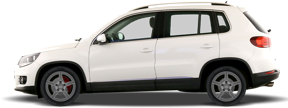 white suburban vehicle